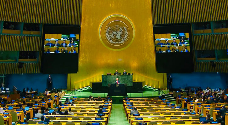 নেতানিয়াহুর ভাষণ চলাকালে বাংলাদেশের ওয়াকআউট