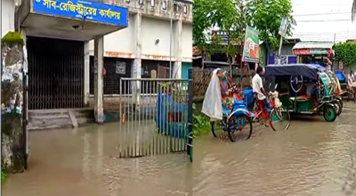 অস্বাভাবিক জোয়ারে কাঁঠালিয়ার ১২ গ্রাম প্লাবিত