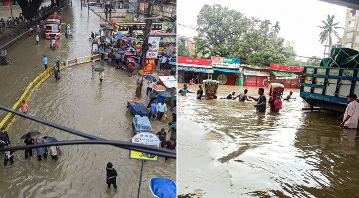 তলিয়ে গেছে চট্টগ্রামের বেশিরভাগ এলাকা, ভোগান্তি চরমে