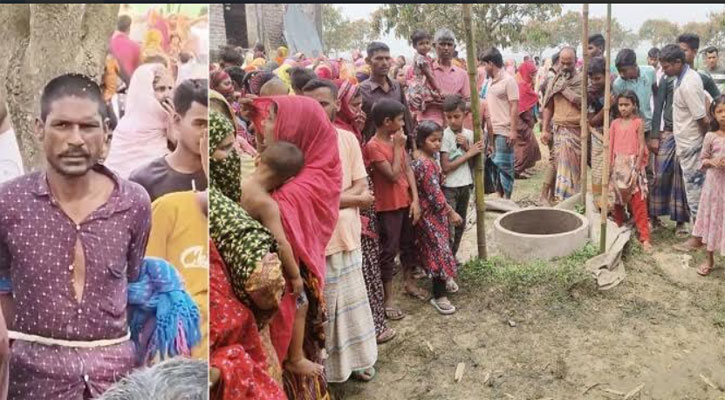 শিবগঞ্জে সেপটিক ট্যাংকে স্ত্রীর মরদেহ, আটক স্বামী