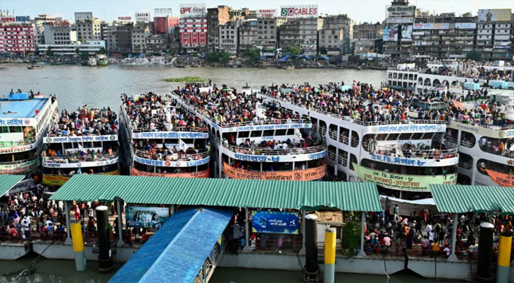 ঈদে নৌপথে ঢাকা ছাড়বেন ২০ লাখের বেশি মানুষ