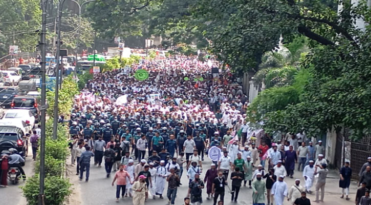 স্মারকলিপি দিতে যমুনা অভিমুখে জামায়াতসহ ৮ দল