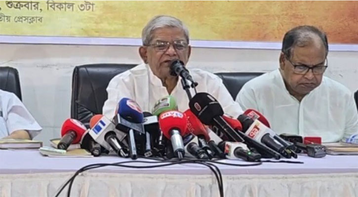 বিএনপি বিপ্লবী নয়, উদারপন্থি রাজনৈতিক দল: মির্জা ফখরুল