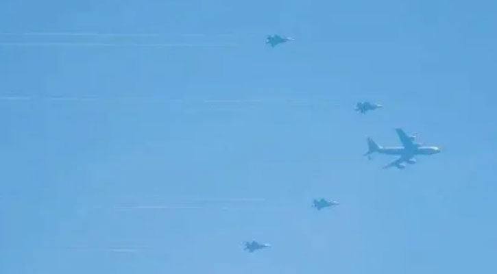 ইংল্যান্ডের ঘাটি ছাড়ল যুক্তরাষ্ট্রের চারটি এফ-৩৫ যুদ্ধবিমান