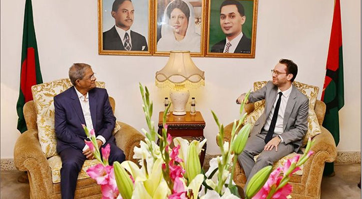 ব্রিটিশ হাইকমিশনারের সঙ্গে মির্জা ফখরুলের বৈঠক