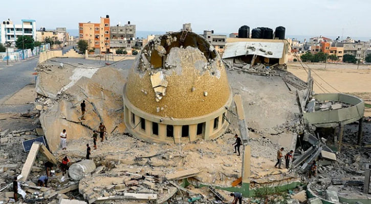 ইসরাইলি বোমায় গাজায় ৮৩টি মসজিদ ধ্বংস, ১৭০টিরও বেশি ক্ষতিগ্রস্ত