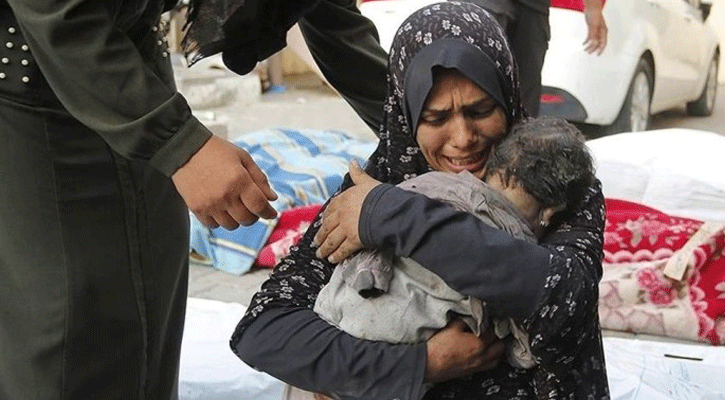 গাজায় একদিনে ৮৯ ফিলিস্তিনিকে হত্যা করল ইসরাইল