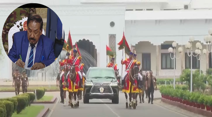 বঙ্গভবন ছাড়লেন ভারপ্রাপ্ত রাষ্ট্রপতি