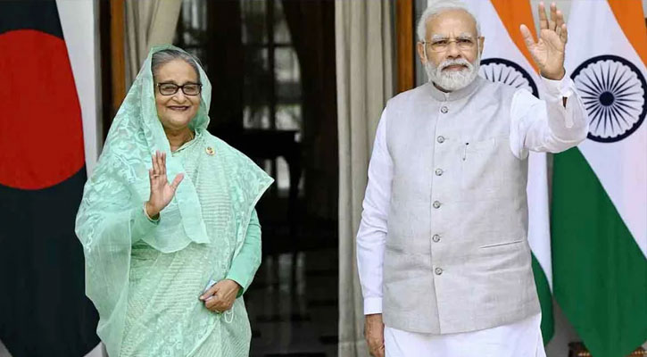 আজ তিন প্রকল্পের উদ্বোধন করবেন শেখ হাসিনা-নরেন্দ্র মোদি