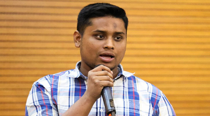 চাঁদাবাজি বন্ধে ‘পুনর্বাসন দানবক্স’ স্থাপনের ঘোষণা হাসনাত আব্দুল্লাহর
