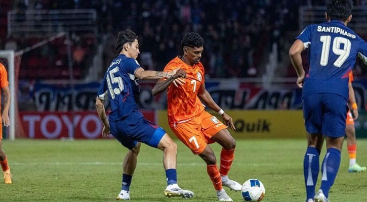 থাইল্যান্ডের কাছে হারলো ভারত