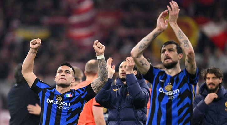 বায়ার্নের অজেয় যাত্রা থামিয়ে দারুণ জয় ইন্টারের