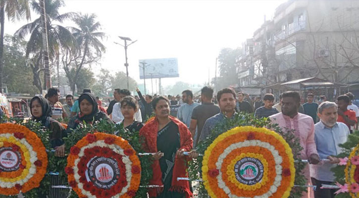 ঝিনাইদহে যথাযোগ্য মর্যাদায় শহীদ দিবস পালিত