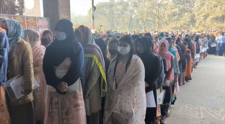 জাহাঙ্গীরনগরে ভর্তিতে প্রতি আসনের বিপরীতে লড়ছে ১৪৫ জন