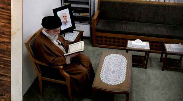 আয়াতুল্লাহ খামেনির জীবনের শেষ ছবি প্রকাশ করল ইরান