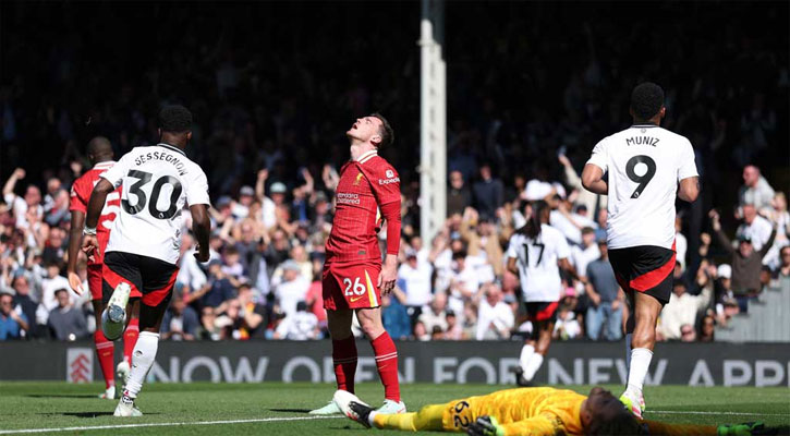 ফুলহ্যামের ১৪ মিনিটের ঝড়ে এলোমেলো লিভারপুল