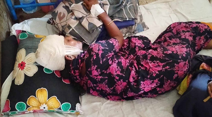 জমি নিয়ে বিরোধ, রড দিয়ে বৃদ্ধাকে পিটিয়ে জখম 