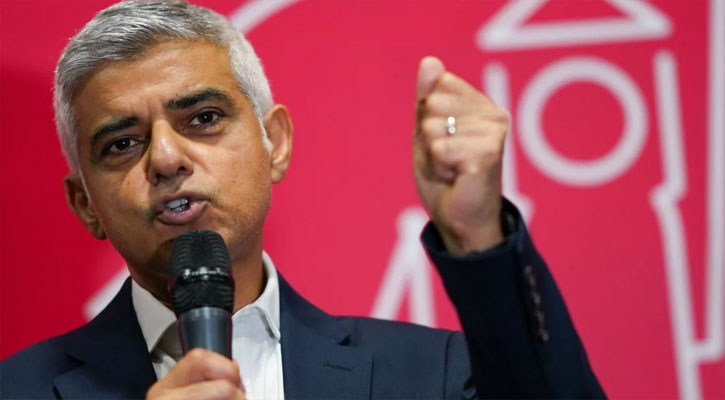 রেকর্ড গড়ে টানা তৃতীয় মেয়াদে লন্ডনের মেয়র সাদিক খান