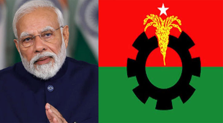 মোদিকে বিএনপির ধন্যবাদ