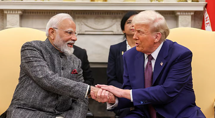 পাক সেনাপ্রধানের সাথে বৈঠকের আগে মোদি-ট্রাম্প ফোনালাপ