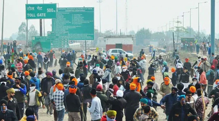 কৃষক আন্দোলনে কাঁদানে গ্যাস-জল কামান ব্যবহার, উত্তপ্ত ভারত