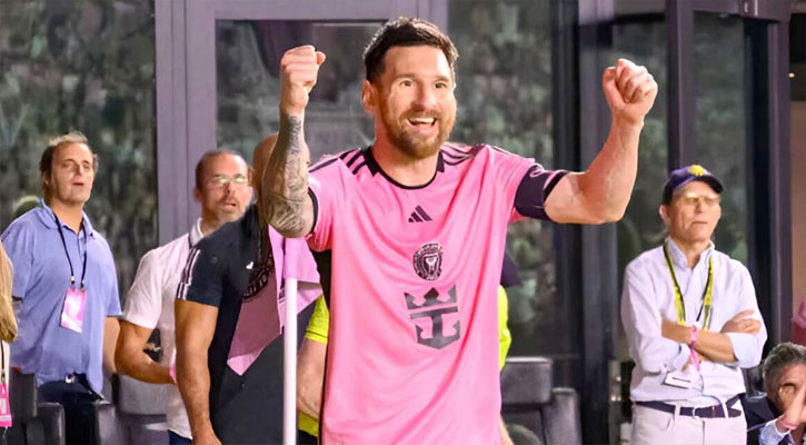 মেসির জোড়ায় আবার ন্যাশভিল বধ, শীর্ষে মায়ামি