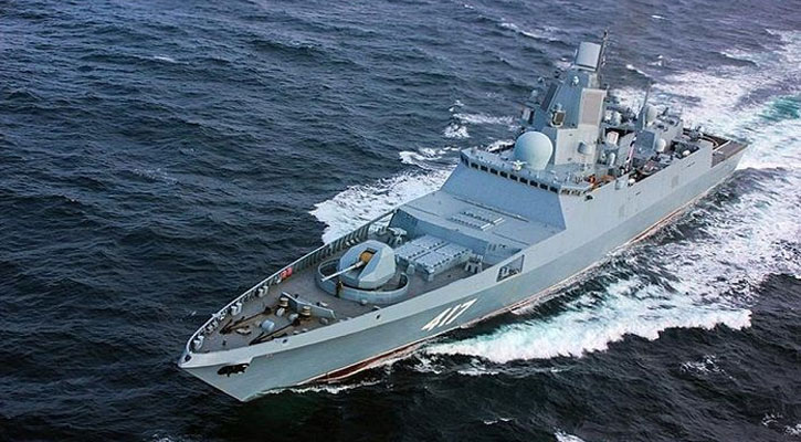 সুপারসনিক মিসাইল নিয়ে ভূমধ্যসাগরে রাশিয়ার যুদ্ধজাহাজ