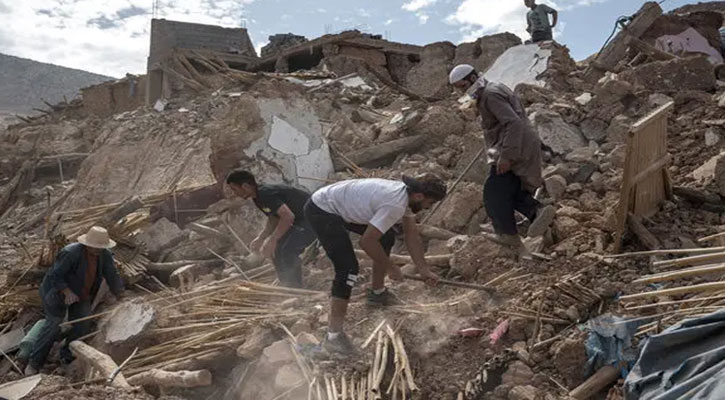 ধ্বংসস্তূপে পরিণত গোটা গ্রাম, বেশিরভাগই নিখোঁজ বা মৃত