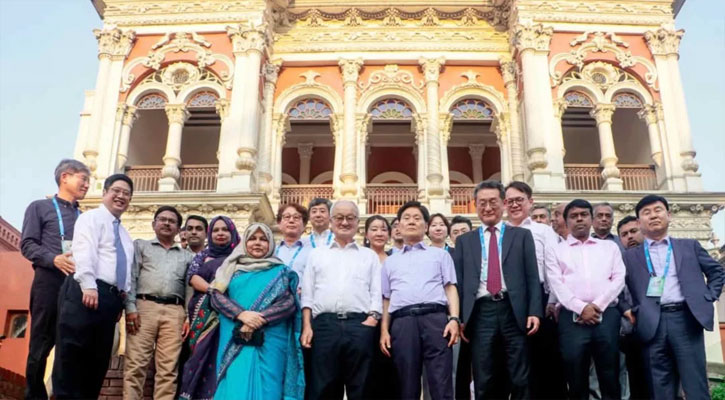 সোনারগাঁ জাদুঘর ও পানাম নগরী পরিদর্শনে কোরীয় প্রতিনিধি দল