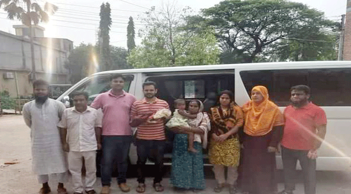 নাটোর থেকে চুরি হওয়া নবজাতক কুষ্টিয়া থেকে উদ্ধার