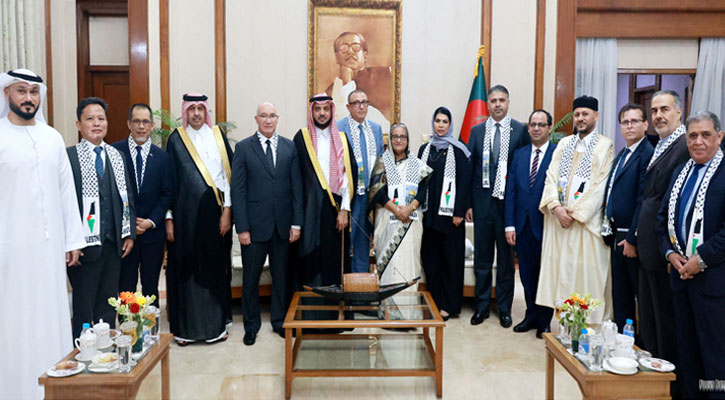 মুসলিম উম্মাহ ঐক্যবদ্ধভাবে কাজ করলে ফিলিস্তিন সংকট সমাধান সম্ভব : প্রধানমন্ত্রী