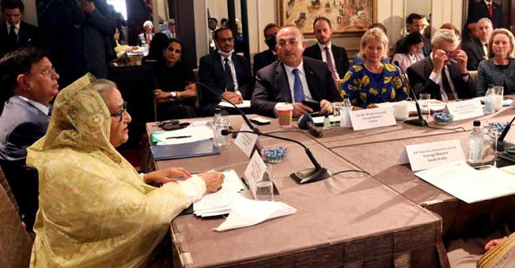 রোহিঙ্গা প্রত্যাবাসনে সুনির্দিষ্ট পদক্ষেপ গ্রহণে জাতিসংঘের প্রতি আহ্বান প্রধানমন্ত্রীর