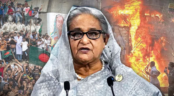 জুলাই-আগস্টের আন্দোলন দমনে সমন্বয়ের নেতৃত্বে ছিলেন শেখ হাসিনা