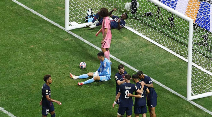 পিএসজির ৪ গোল বিধ্বস্ত মেসির মিয়ামির বিদায়