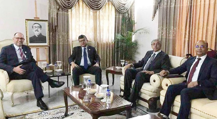 পররাষ্ট্র সচিবের সঙ্গে পিটার হাসের বৈঠক