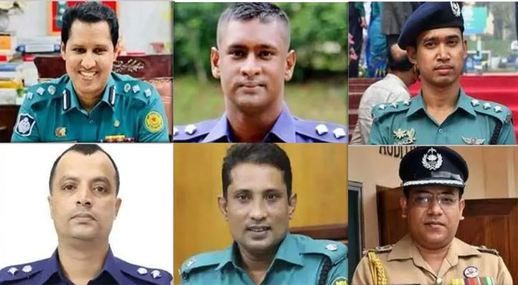 বিপ্লব-ইকবালসহ বরখাস্ত পুলিশের ৬ কর্মকর্তা