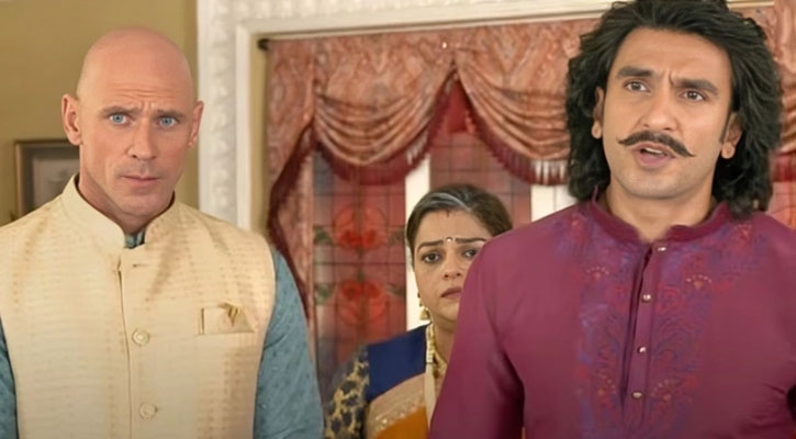 এক ফ্রেমে পর্দায় এলেন জনি সিন্স ও রণবীর সিং