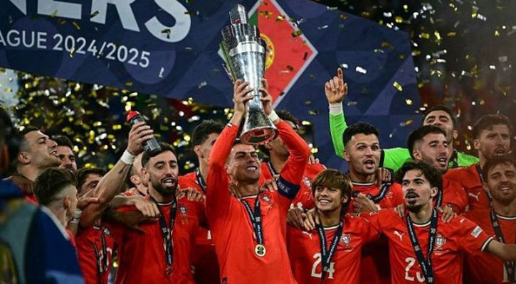 টাইব্রেকারে স্পেনকে হারিয়ে চ্যাম্পিয়ন রোনালদোর দল