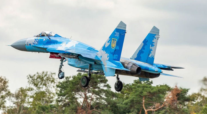 ইউক্রেনের সু-২৭ যুদ্ধবিমান ভূপাতিতের দাবি রাশিয়ার