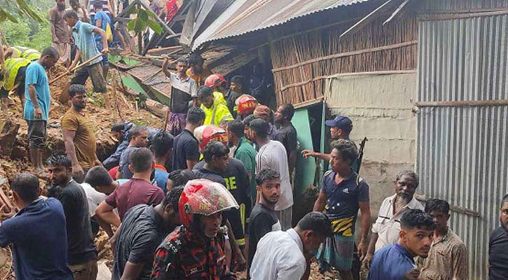সিলেটে টিলাধসে একই পরিবারের ৪ জন নিহত
