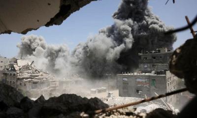 গাজায় ইসরায়েলের ভয়াবহ বোমাবর্ষণ, নিহত ৬১