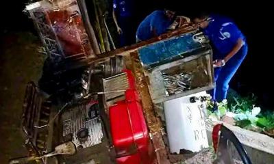 ঝালকাঠিতে পল্লী বিদ্যুতের মালবাহী ট্রলি খাদে পড়ে নিহত ১