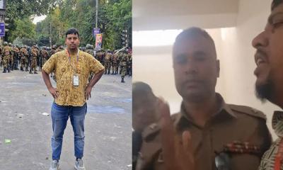 মির্জা আব্বাসের কেন্দ্রে সাংবাদিক হেনস্তা, পুলিশের টানাহেঁচড়ার অভিযোগ