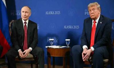 ইউক্রেন যুদ্ধ বন্ধে গুরুত্বপূর্ণ বৈঠক: পুতিন ও ট্রাম্পের মুখোমুখি আলোচনা