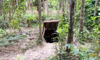 নিরাপদে মাদক সেবন করতে মাটির নিচে বাঙ্কার