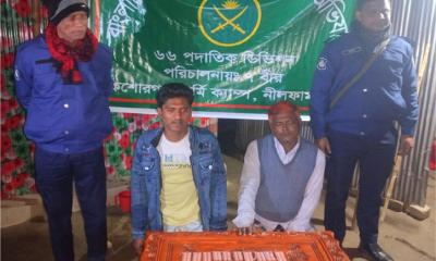 নিষিদ্ধ ট্যাবলেটসহ পিতা-পুত্র গ্রেফতার