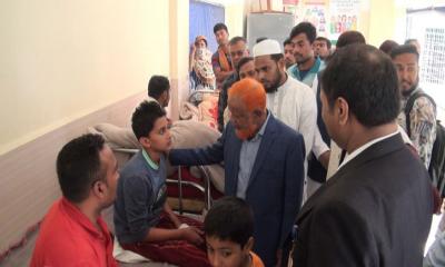 হাসপাতাল পরিদর্শনে নবনির্বাচিত এমপি নুরুল ইসলাম বুলবুল