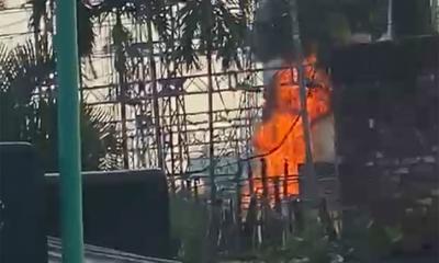 নারায়ণগঞ্জের সিদ্ধিরগঞ্জে বিদ্যুৎকেন্দ্রের সাবস্টেশনে আগুন