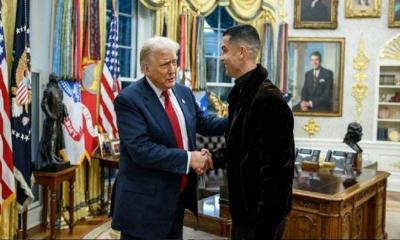 রোনালদোকে ‘সর্বকালের সেরা’ দাবি ট্রাম্পের 