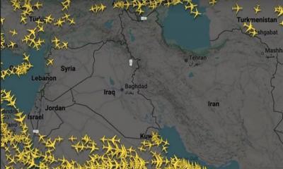 মধ্যপ্রাচ্যের সব ফ্লাইট বন্ধ ঘোষণা